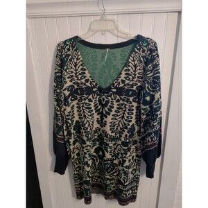 Free People Music & Lyrics Womens Dress Mini Sweater Dress Ladies Knit Boho Sz M